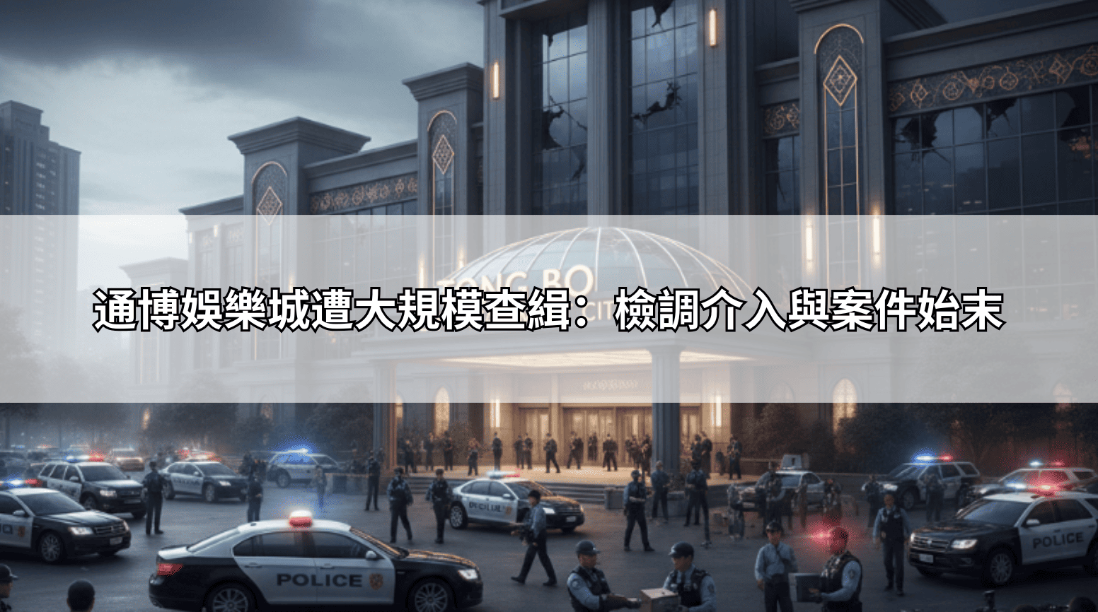 通博娛樂城遭大規模查緝：檢調介入與案件始末